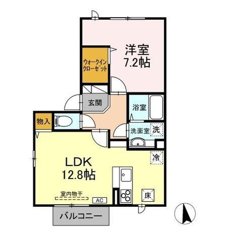 サンローザの物件間取画像